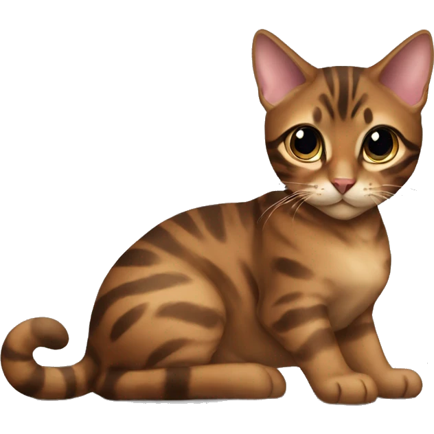Beautiful woman long dark brown hair hug bengal cat emoji