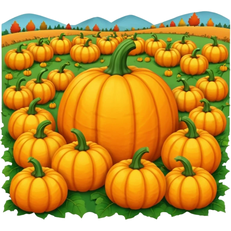 Pumpkin patch emoji