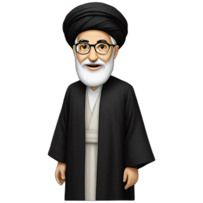 Ayatollah khameini black emoji