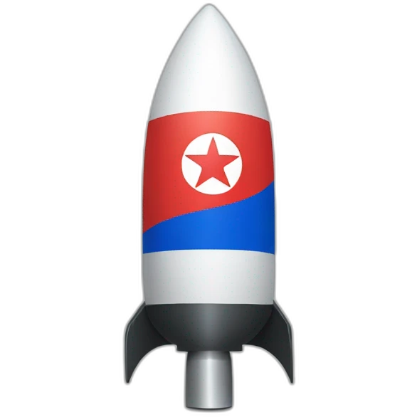 ICBM North Korean flag emoji