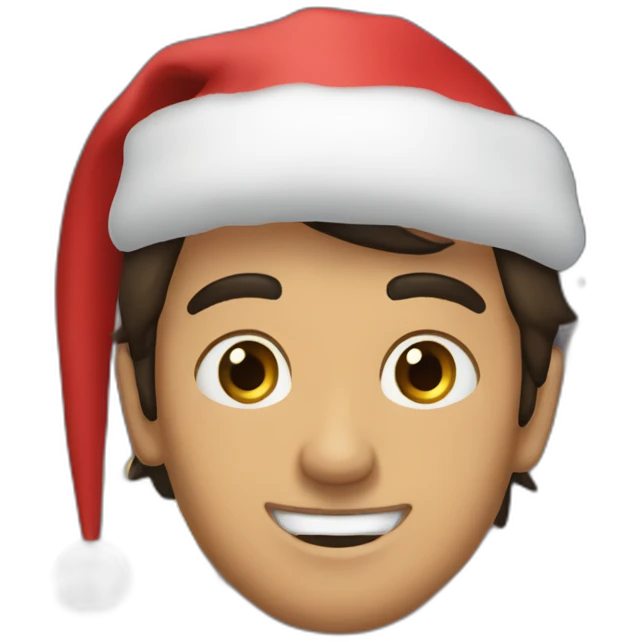 abel caballero with the christmas ligths emoji