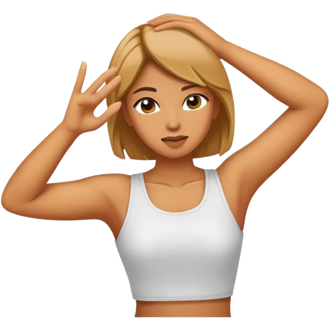 dabbing woman emoji