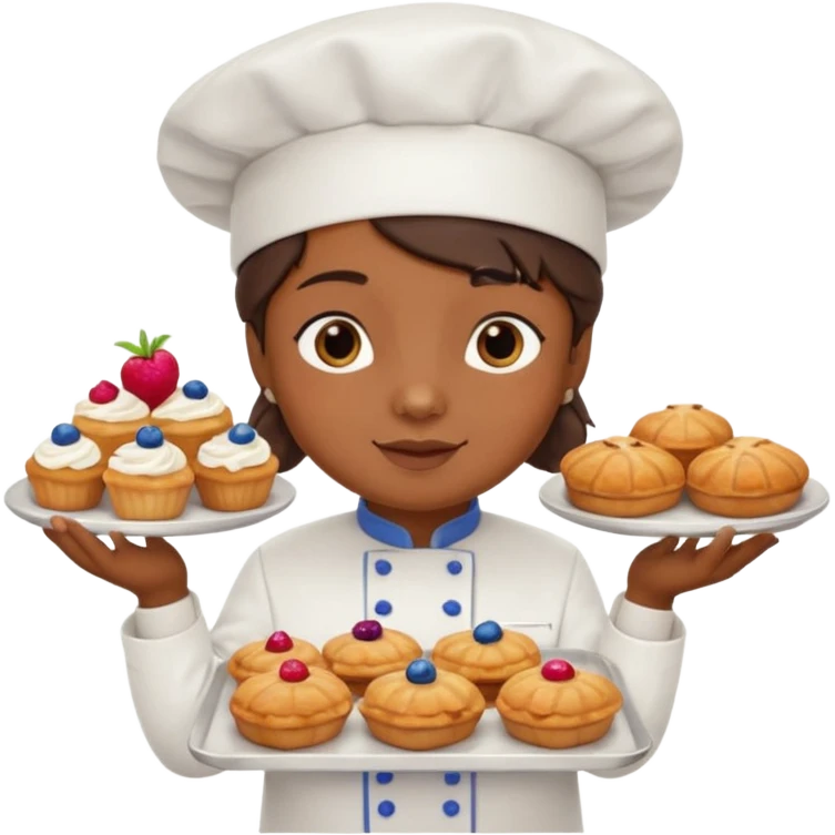 Ursa confeiteira emoji