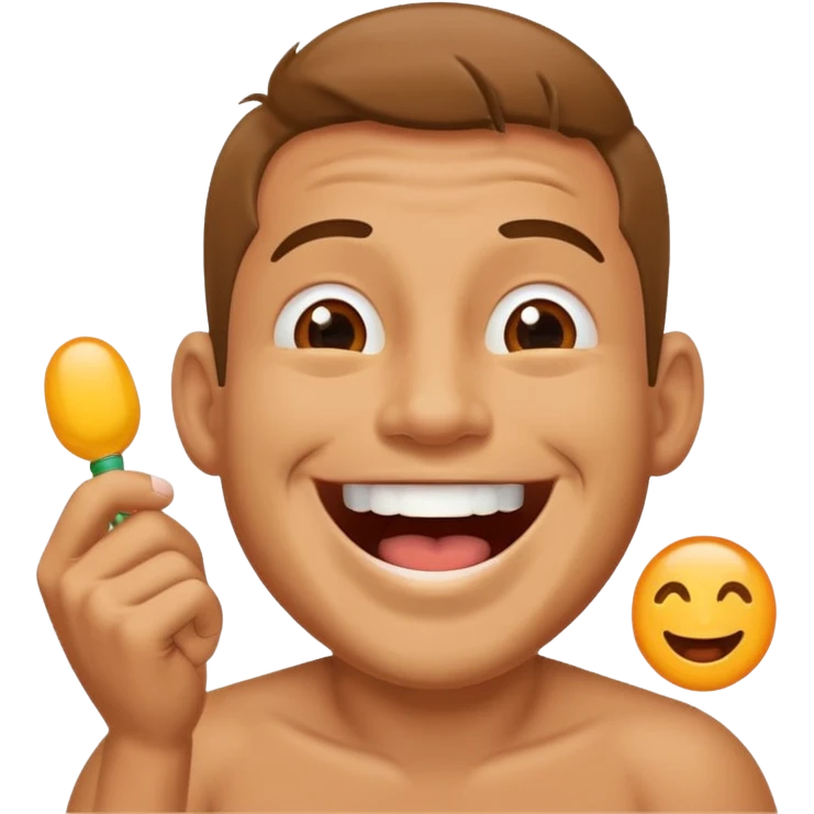 Male dick shrinkage joke emoji