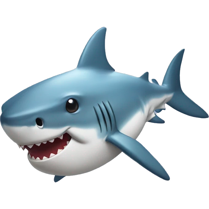 Shark with heart eyes emoji
