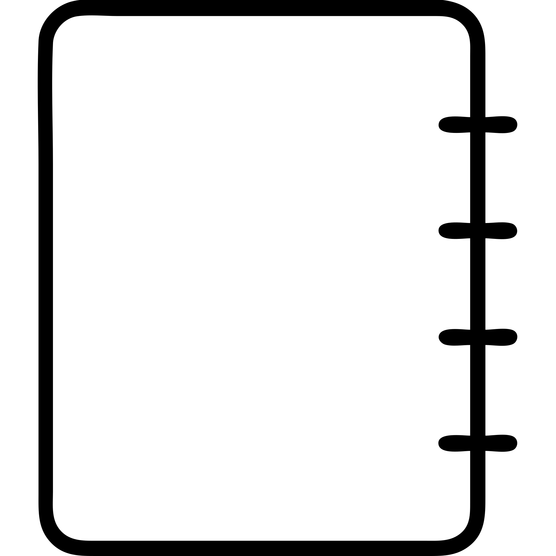 outlined notebook icon emoji