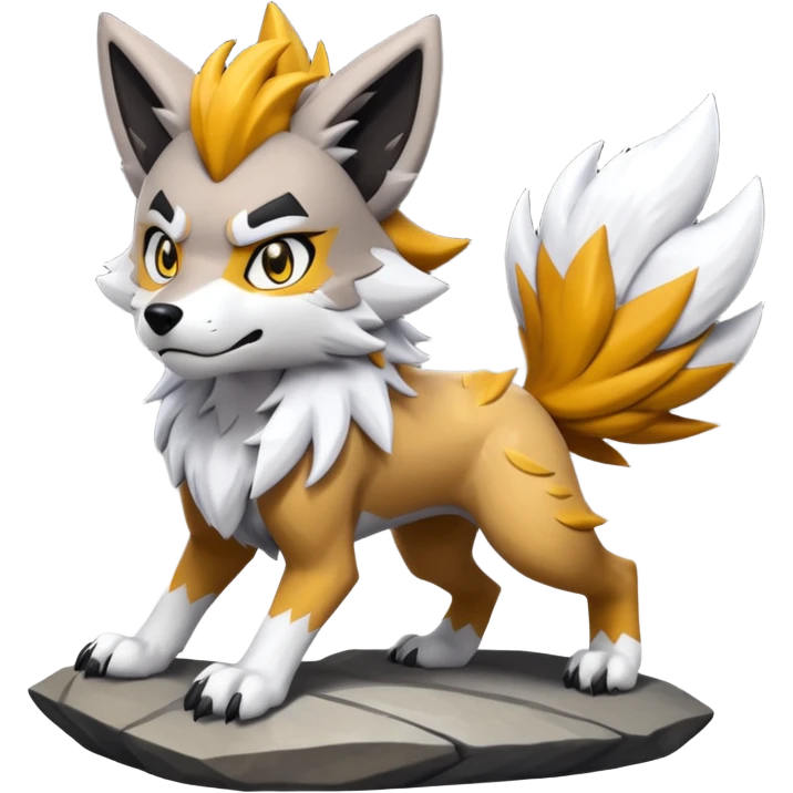 WereGarurumon-Lycanroc-fusion emoji