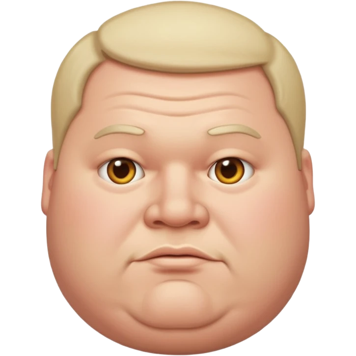fat guy emoji