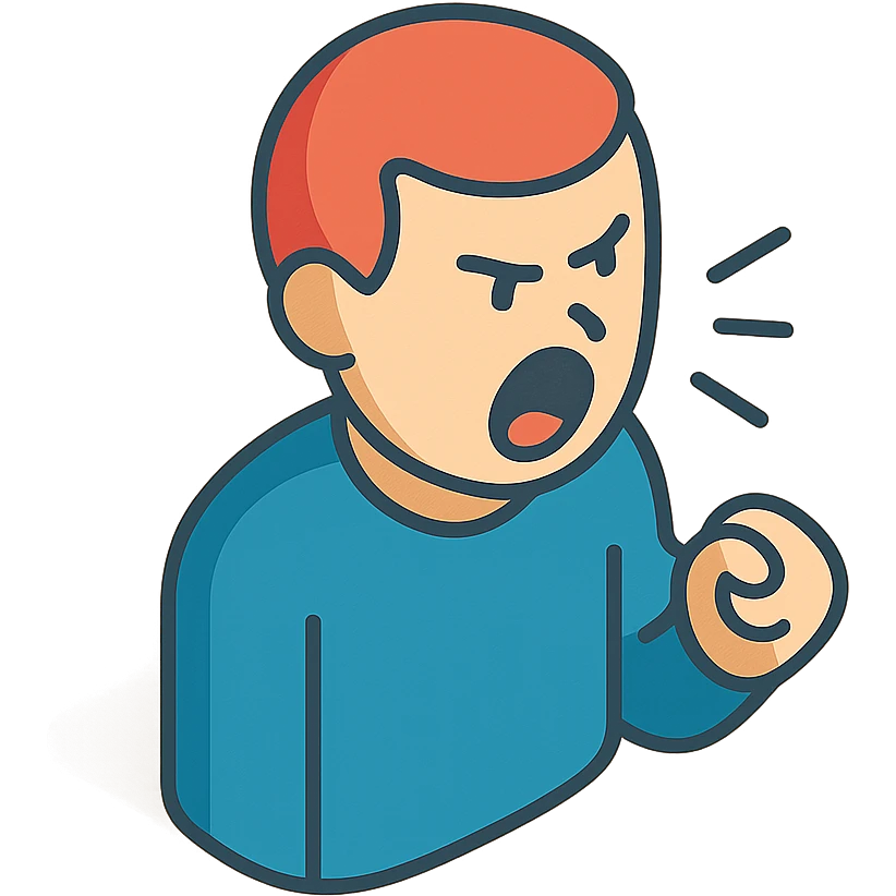 человек ругается emoji