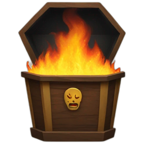 coffin fire emoji