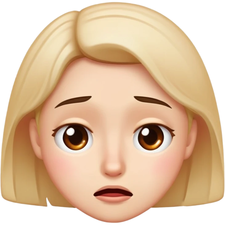 face showing embarrassment, blushing, awkward expression emoji