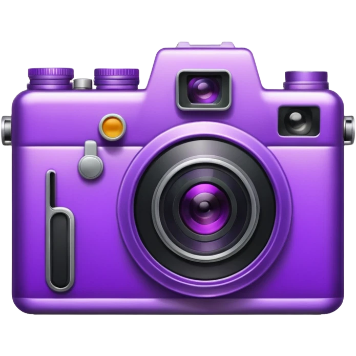 Purple camera emoji