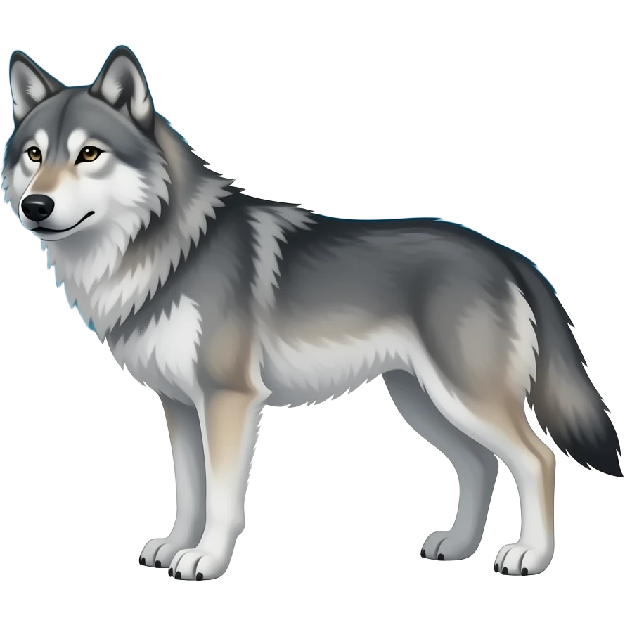 Göktürk bayrağı kurt emoji