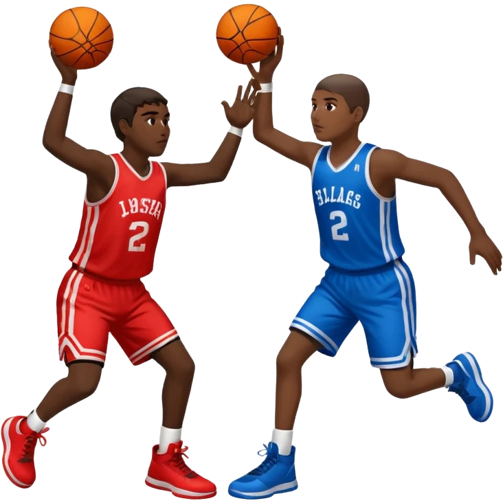 a player Defending against a player  emoji