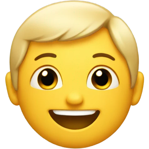 Emoji happy from a compliment  emoji