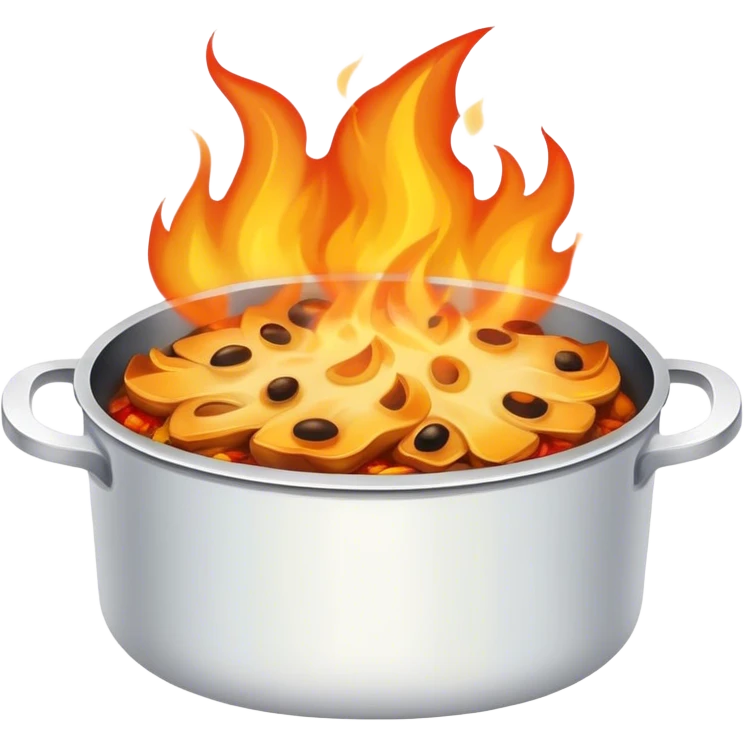Casserole Fire emoji