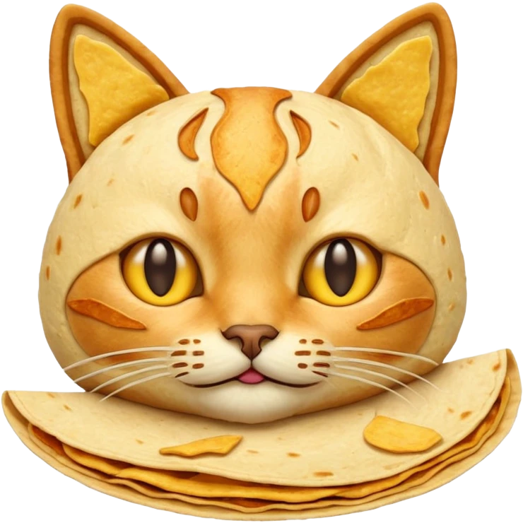 Tortilla cat emoji