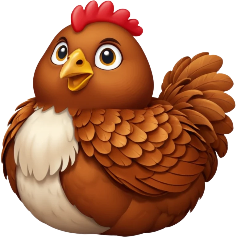 Cinnamon Queen hen emoji