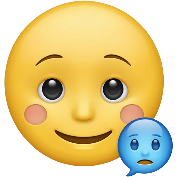 Happy face and sad face  emoji