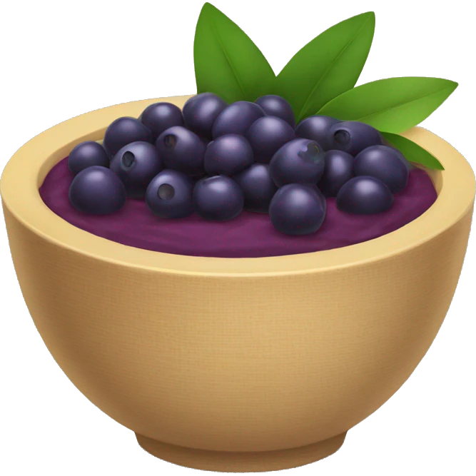 acai bowl emoji