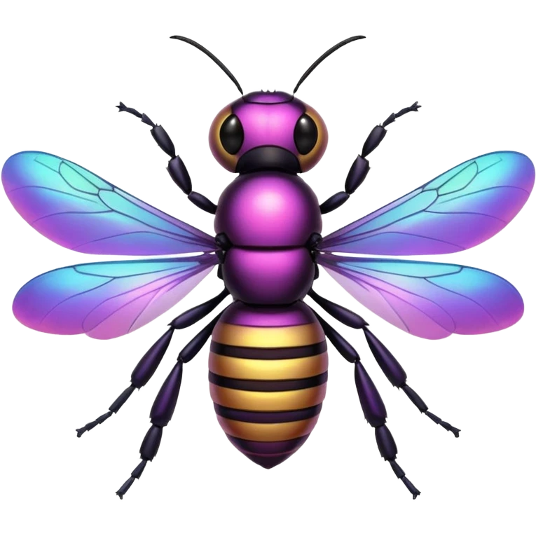Bee Magenta Insect emoji