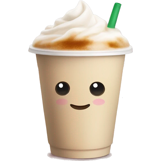 Bobba milk tea emoji
