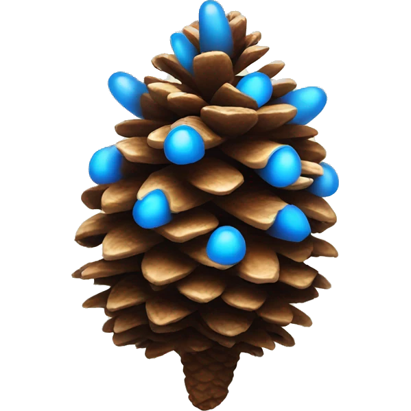 sacred pinecone with one blue eye emoji