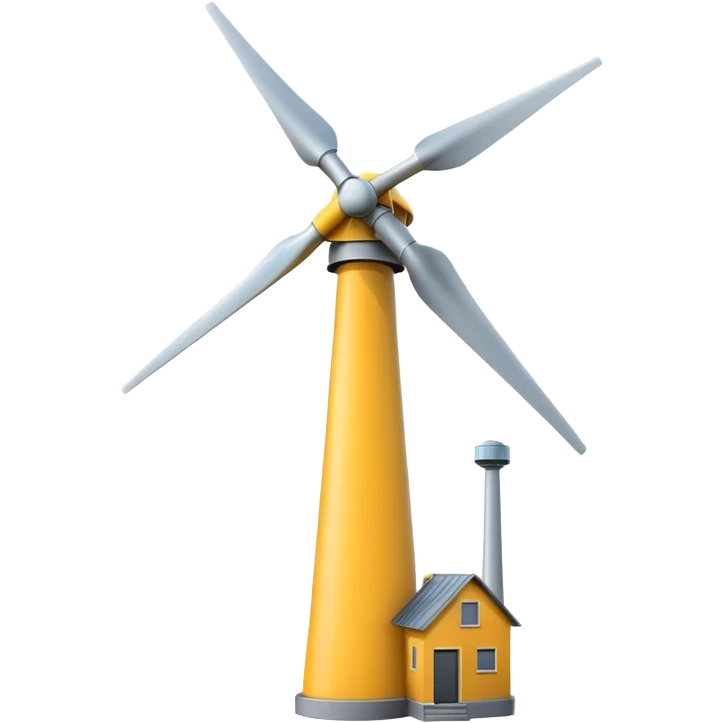 Wind turbine  emoji