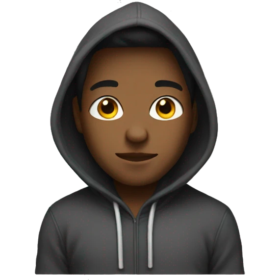 Me with a hoodie on emoji