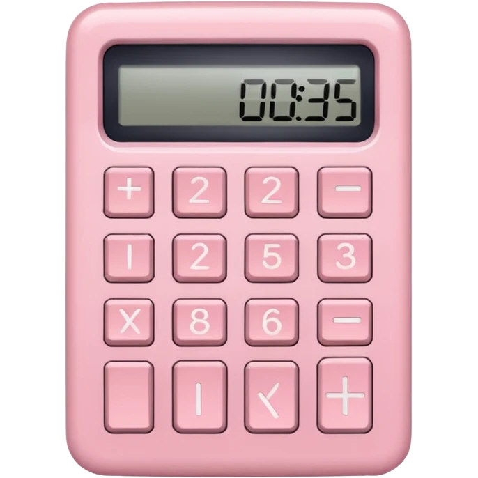 Light Pale Pink Calculator emoji