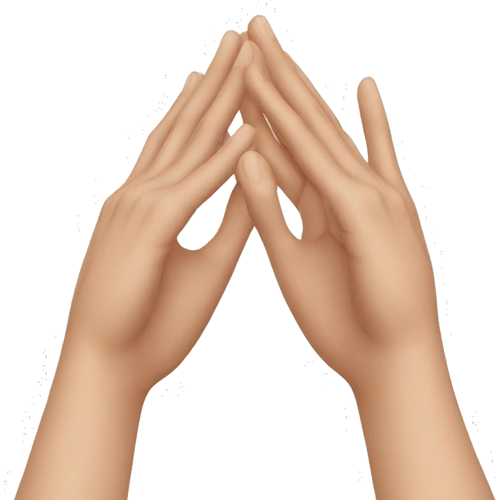 pair of hands emoji