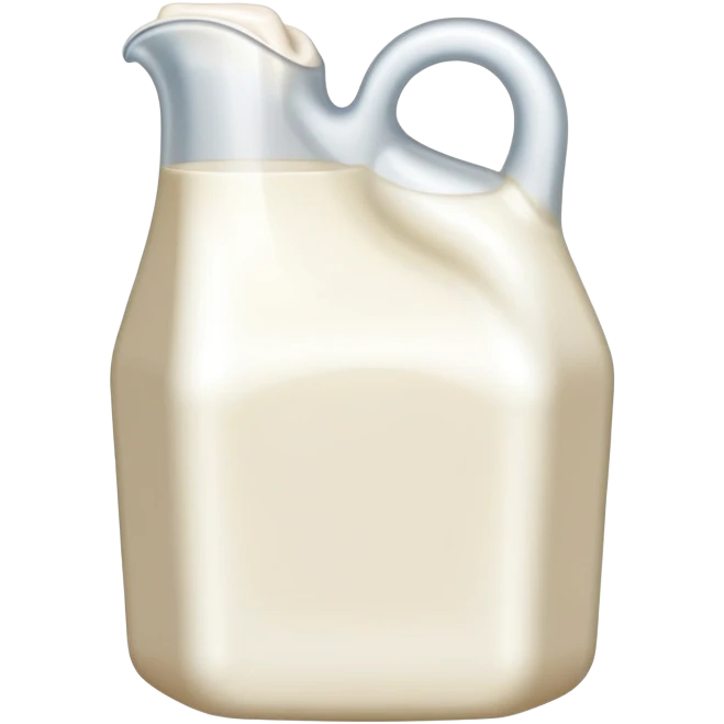 Milk-colored neckline emoji