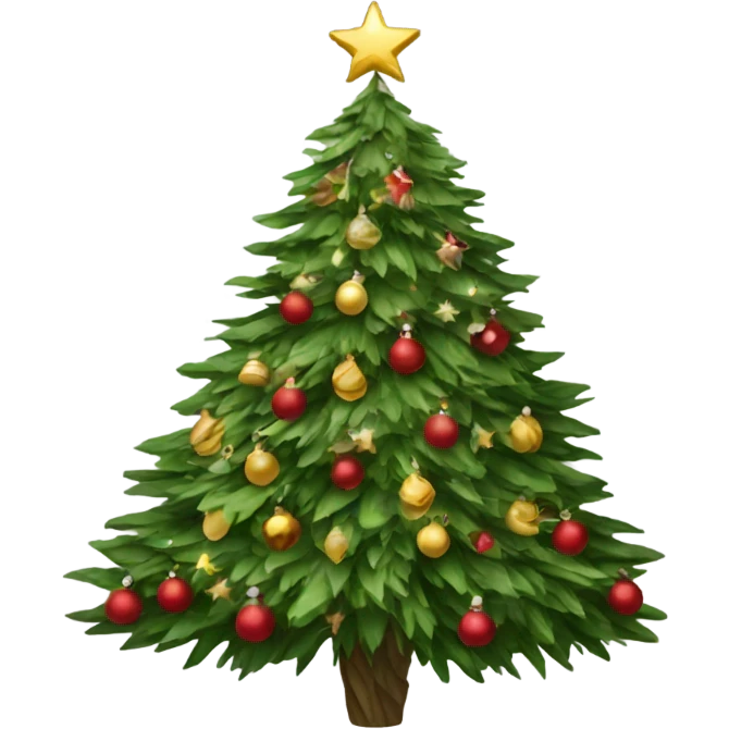 bordeaux christmas tree emoji
