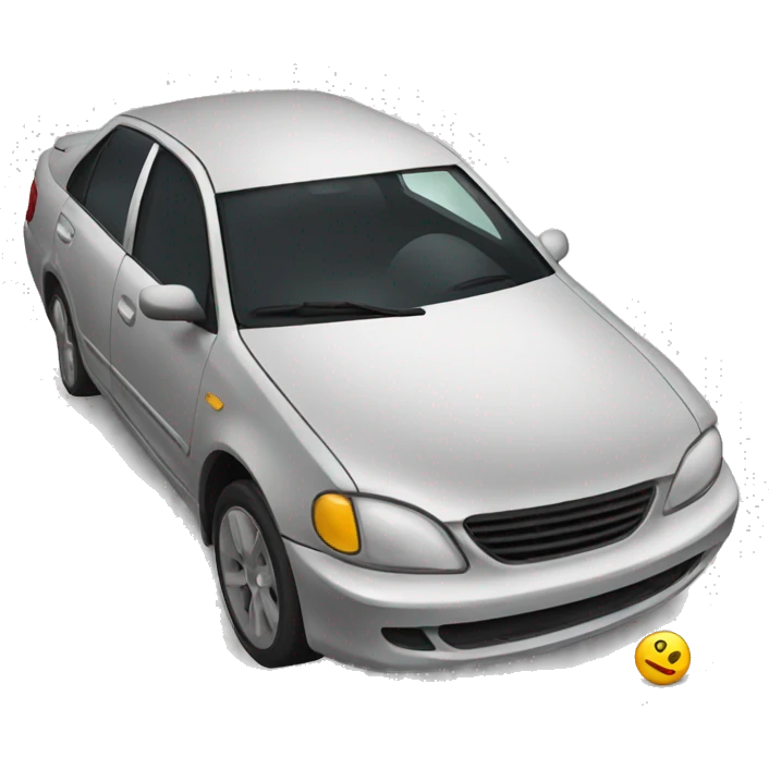 Crashed car emoji