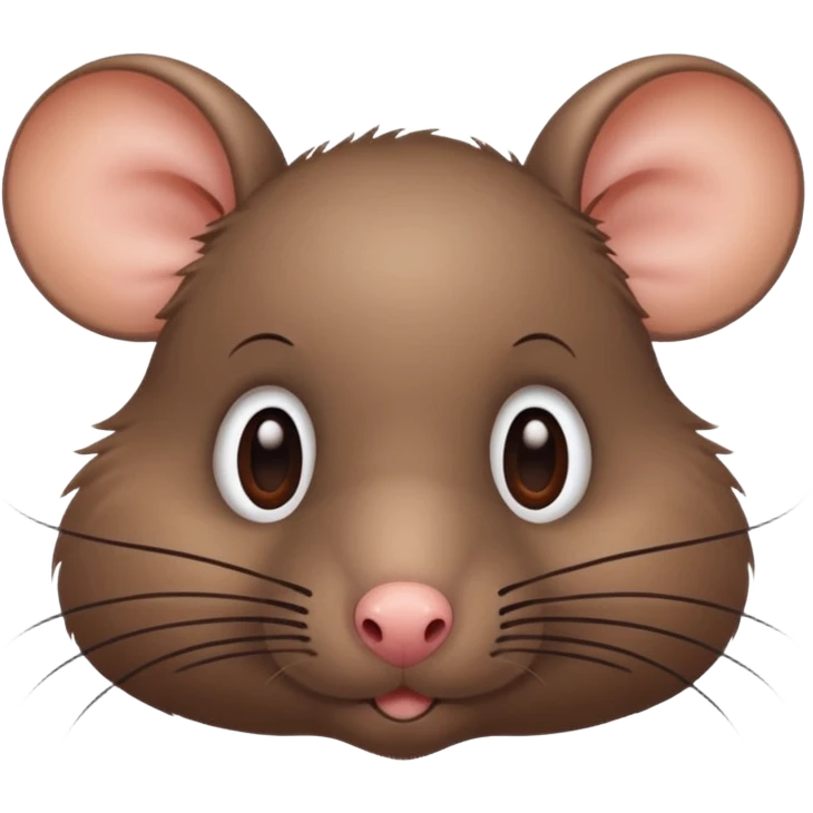 Rat with long eyelashes  emoji