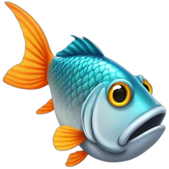fish with hand emoji