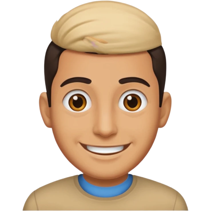یه متن امجد مدیر دفتره با حالت خنده emoji