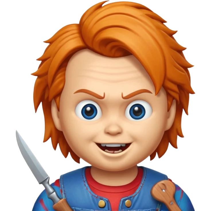 Un emojin de chuky emoji