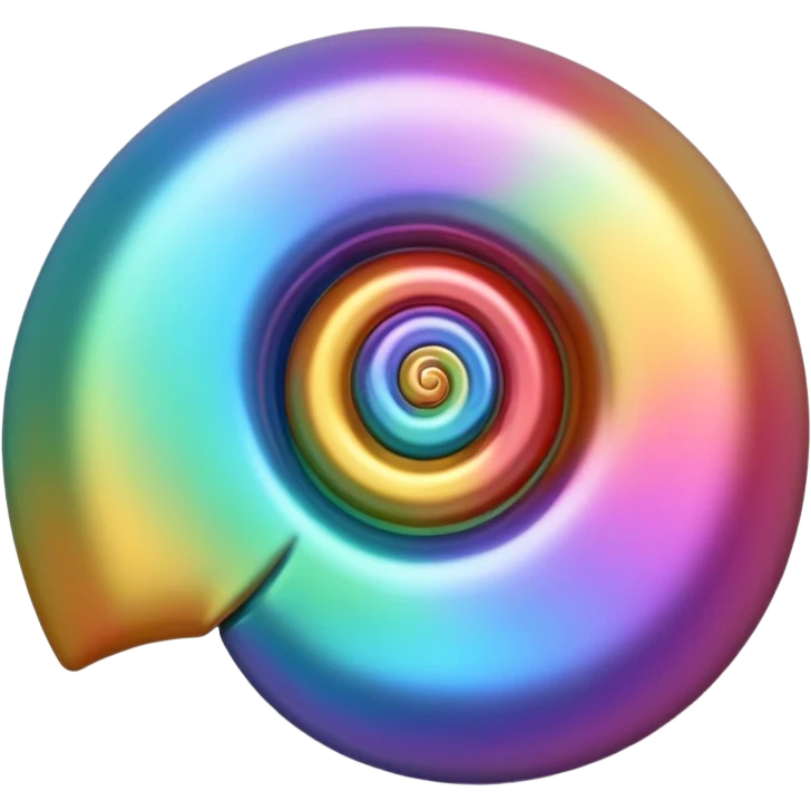 colorful shell swirl emoji