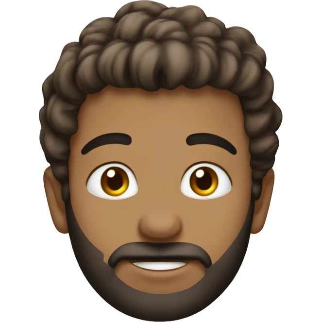 فتاة حنطية شعرها مجعد ذات رموش طويلة emoji