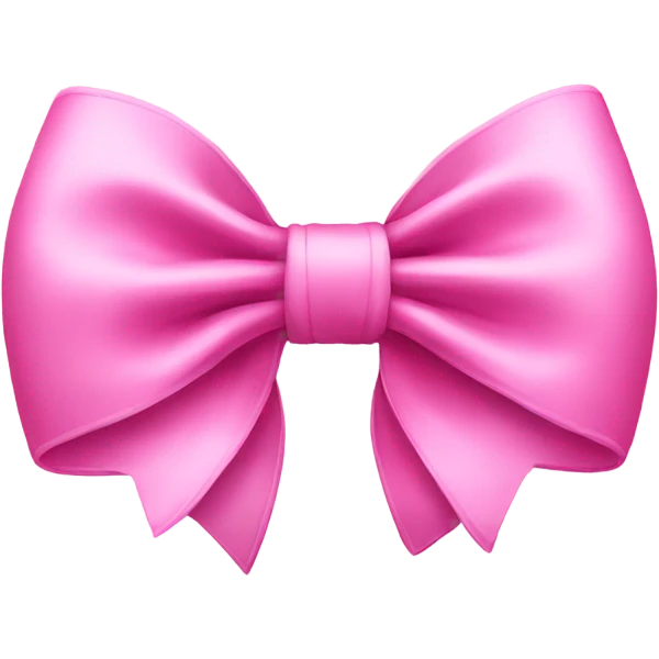 Pink bow emoji