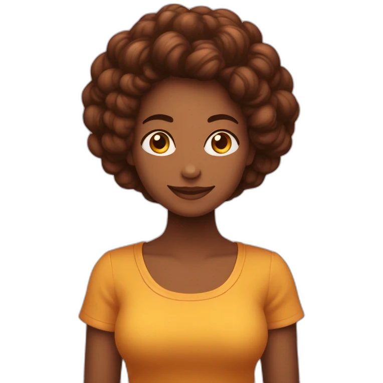 mulher jovem cabelo longo castanho com iluminado loiro, fazendo um coração com as mãos emoji
