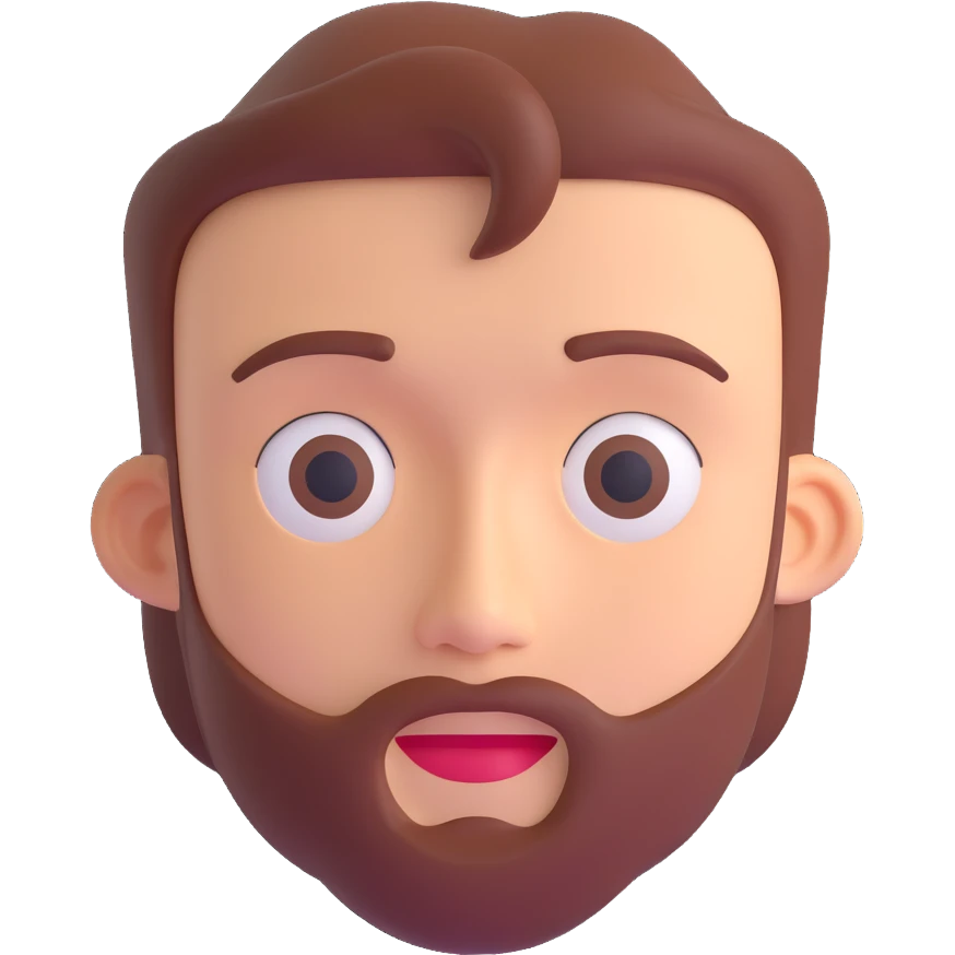 face with masc emoji