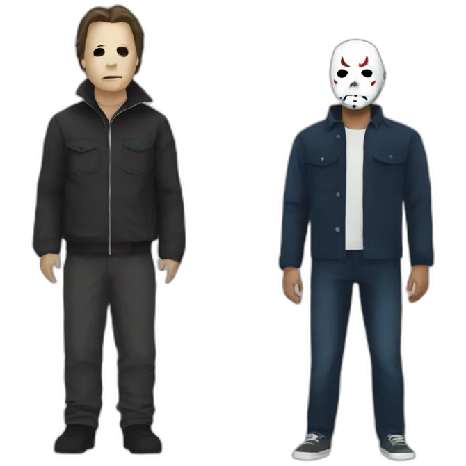 Michael myers and Jason emoji