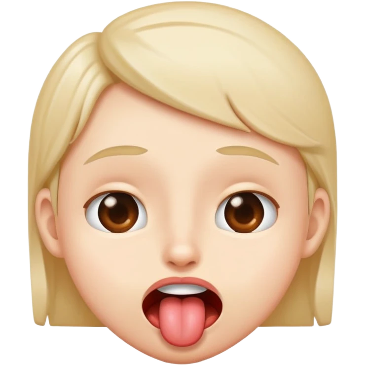 teasing face sticking out tongue emoji
