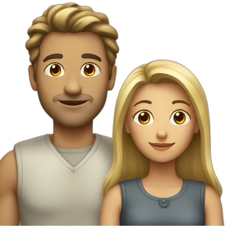 Man and woman emoji