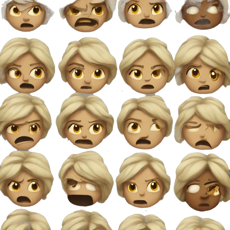 an angry queen emoji