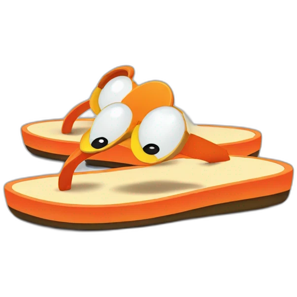 flip flop angry emoji