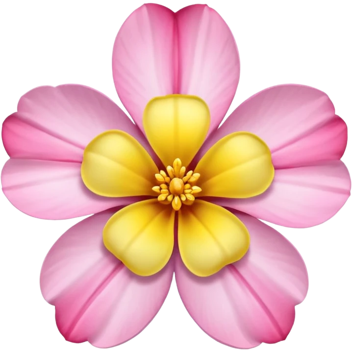yellow and pink monoi flower emoji