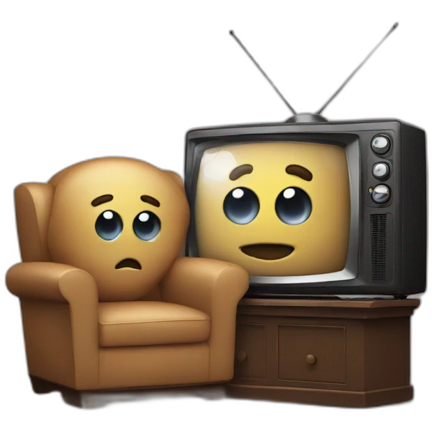 watching tv emoji
